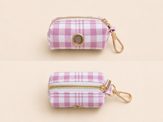 Pop Bag - Rose Tartan porta sacchetti per cani Trendy Tails